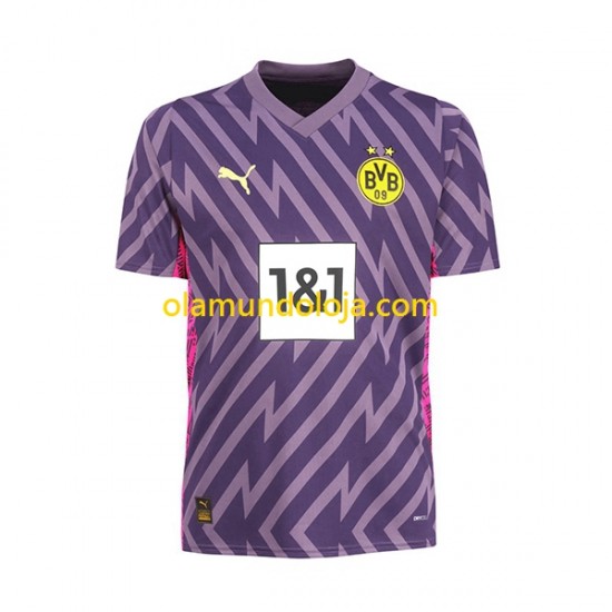 Camisola Borussia Dortmund Guarda-redes Homem Equipamento Primeiro 2023-2024 Manga Curta